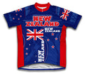 New Zealand Short Sleeve Cycling Jersey for Men and Women