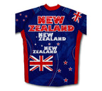 New Zealand Short Sleeve Cycling Jersey for Men and Women