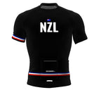 New Zealand Black CODE Short Sleeve Cycling PRO Jersey for Men and Women