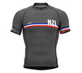 New Zealand Gray CODE Short Sleeve Cycling PRO Jersey for Men and WomenNew Zealand Gray CODE Short Sleeve Cycling PRO Jersey for Men and Women