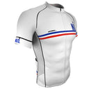 New Zealand White CODE Short Sleeve Cycling PRO Jersey for Men and Women