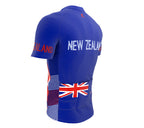 New Zealand  Full Zipper Bike Short Sleeve Cycling Jersey