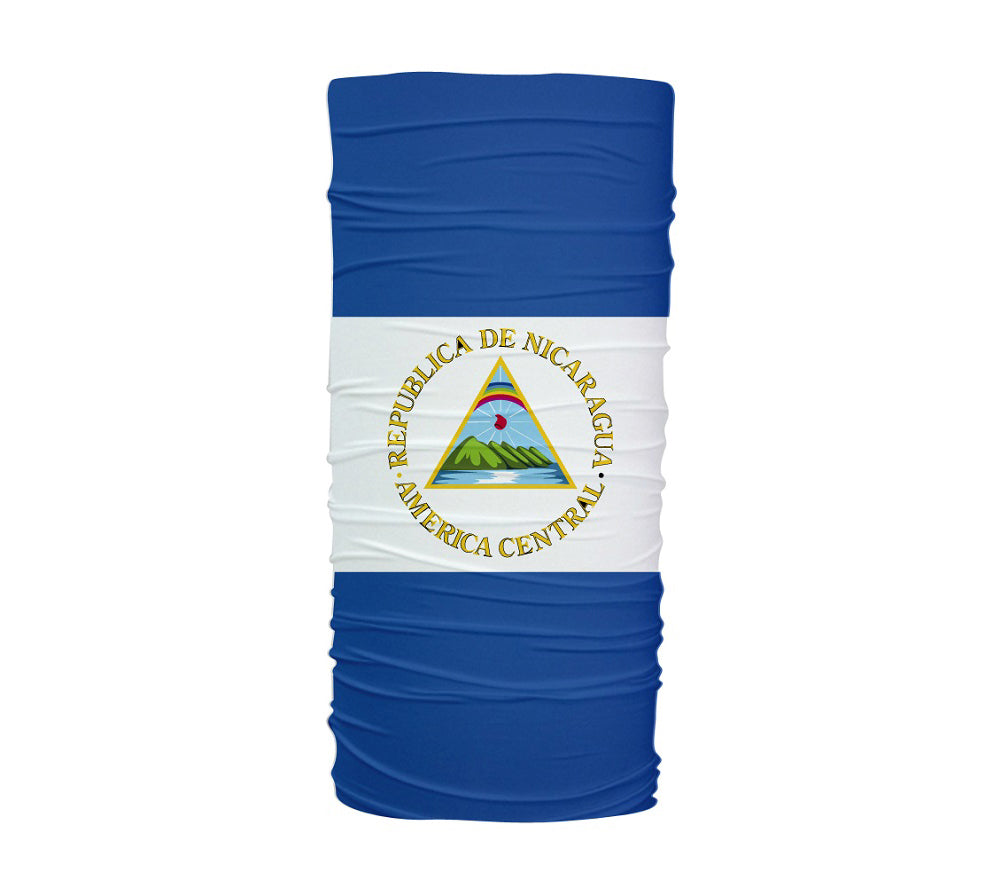 Nicaragua Flag Multifunctional UV Protection Headband