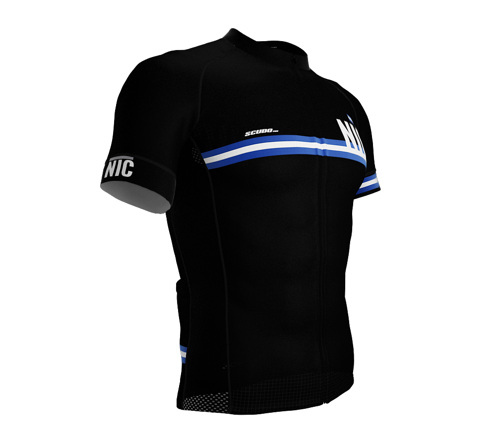 Nicaragua Black CODE Short Sleeve Cycling PRO Jersey for Men and Women