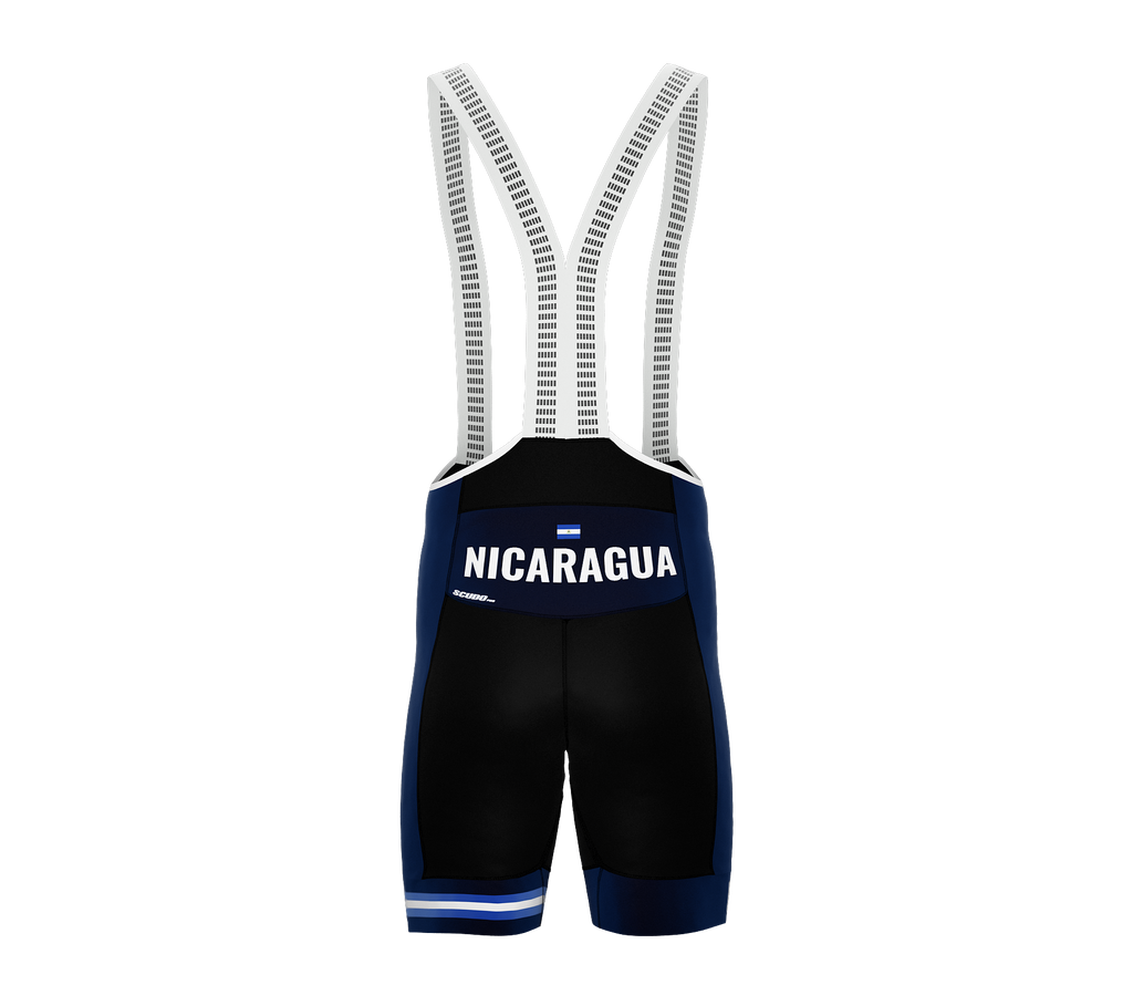 Nicaragua Blue CODE Cycling Pro Bib Shorts Bike for Men and Women