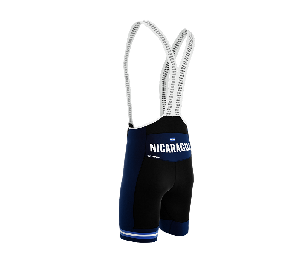 Nicaragua Blue CODE Cycling Pro Bib Shorts Bike for Men and Women