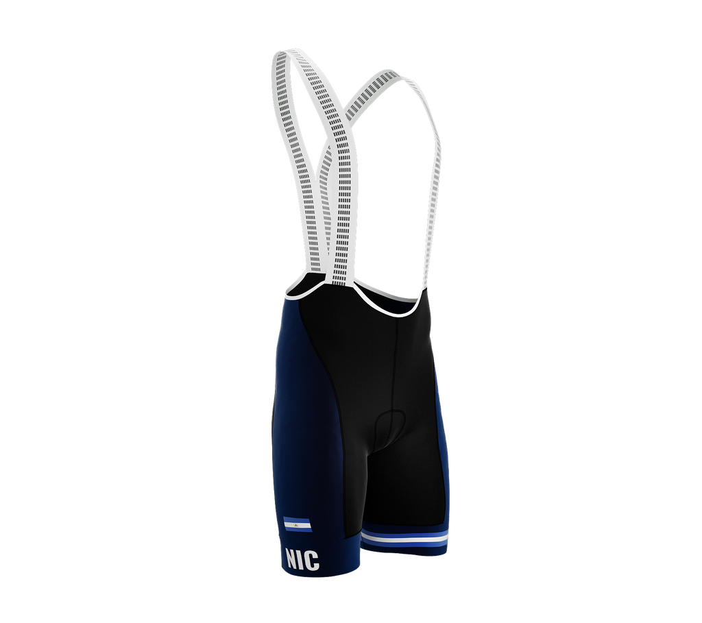 Nicaragua Blue CODE Cycling Pro Bib Shorts Bike for Men and Women