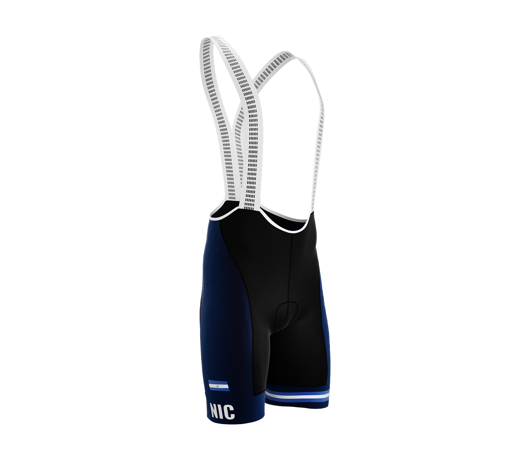 Nicaragua Blue CODE Cycling Pro Bib Shorts Bike for Men and Women