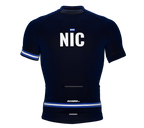 Nicaragua Blue CODE Short Sleeve Cycling PRO Jersey for Men and Women