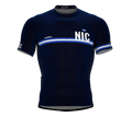Nicaragua Blue CODE Short Sleeve Cycling PRO Jersey for Men and Women
