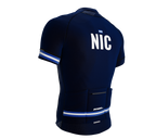 Nicaragua Blue CODE Short Sleeve Cycling PRO Jersey for Men and Women