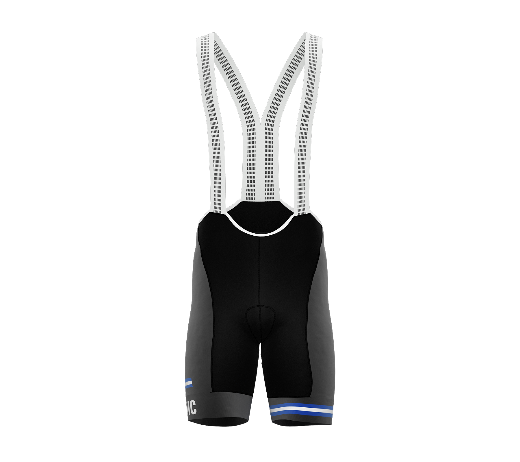 Nicaragua Gray CODE Cycling Pro Bib Shorts Bike for Men and Women