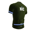 Nicaragua Green CODE Short Sleeve Cycling PRO Jersey for Men and Women