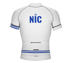 Nicaragua White CODE Short Sleeve Cycling PRO Jersey for Men and Women