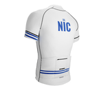 Nicaragua White CODE Short Sleeve Cycling PRO Jersey for Men and Women