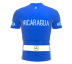 Nicaragua  Full Zipper Bike Short Sleeve Cycling Jersey