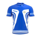 Nicaragua  Full Zipper Bike Short Sleeve Cycling Jersey