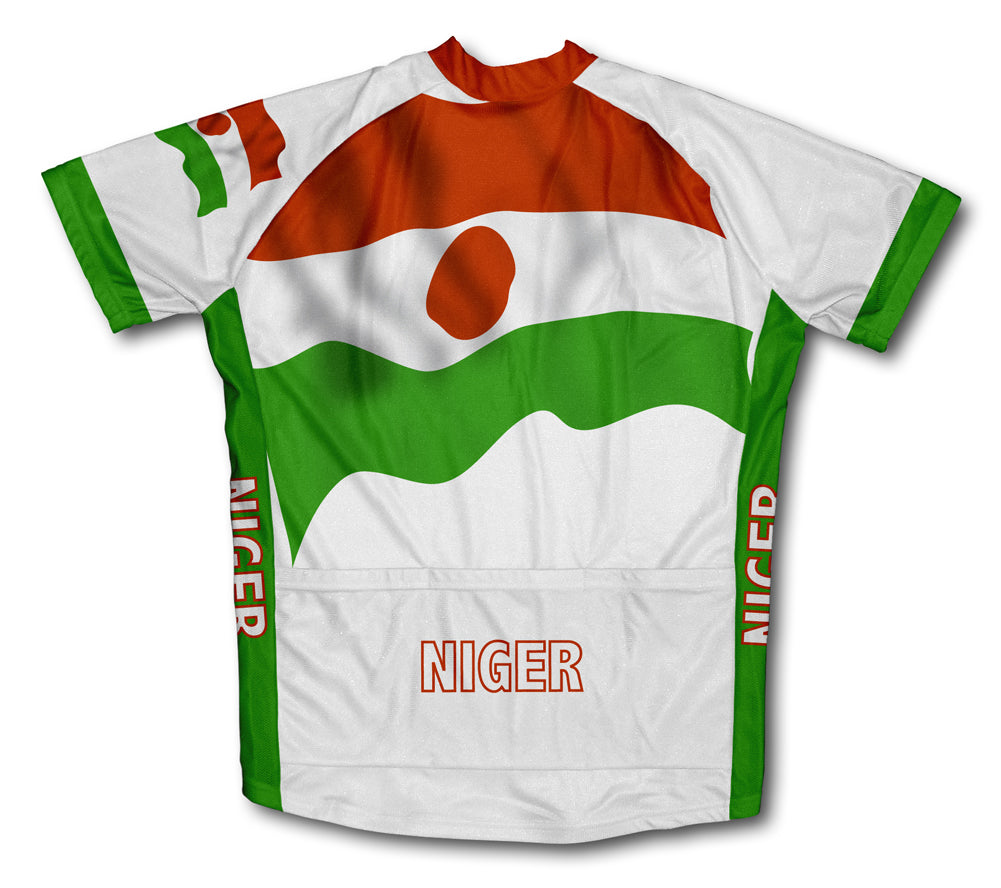Niger Flag Cycling Jersey for Men and Women