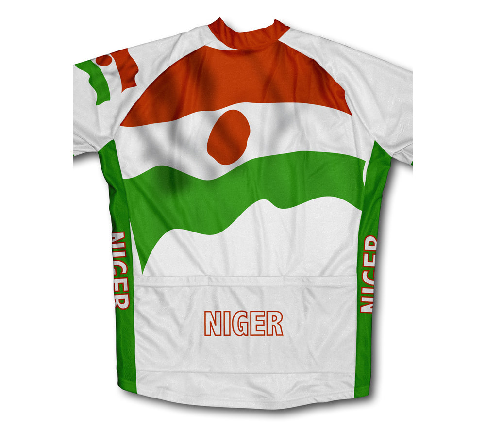 Niger Flag Cycling Jersey for Men and Women