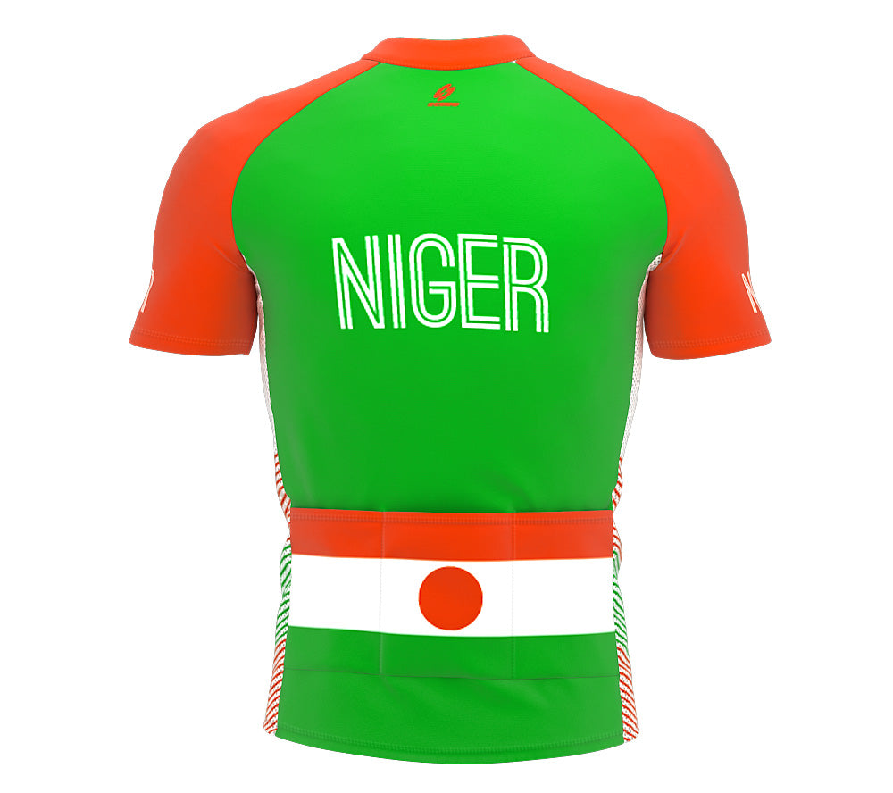 Niger  Full Zipper Bike Short Sleeve Cycling Jersey