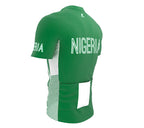 Nigeria  Full Zipper Bike Short Sleeve Cycling Jersey