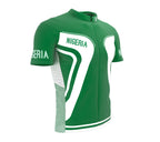 Nigeria  Full Zipper Bike Short Sleeve Cycling Jersey