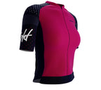 Scudopro Pro-Elite Short Sleeve Cycling Pro Fit Jersey Night Ride for Women
