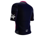 Scudopro Pro-Elite Short Sleeve Cycling Pro Fit Jersey Night Ride for Women