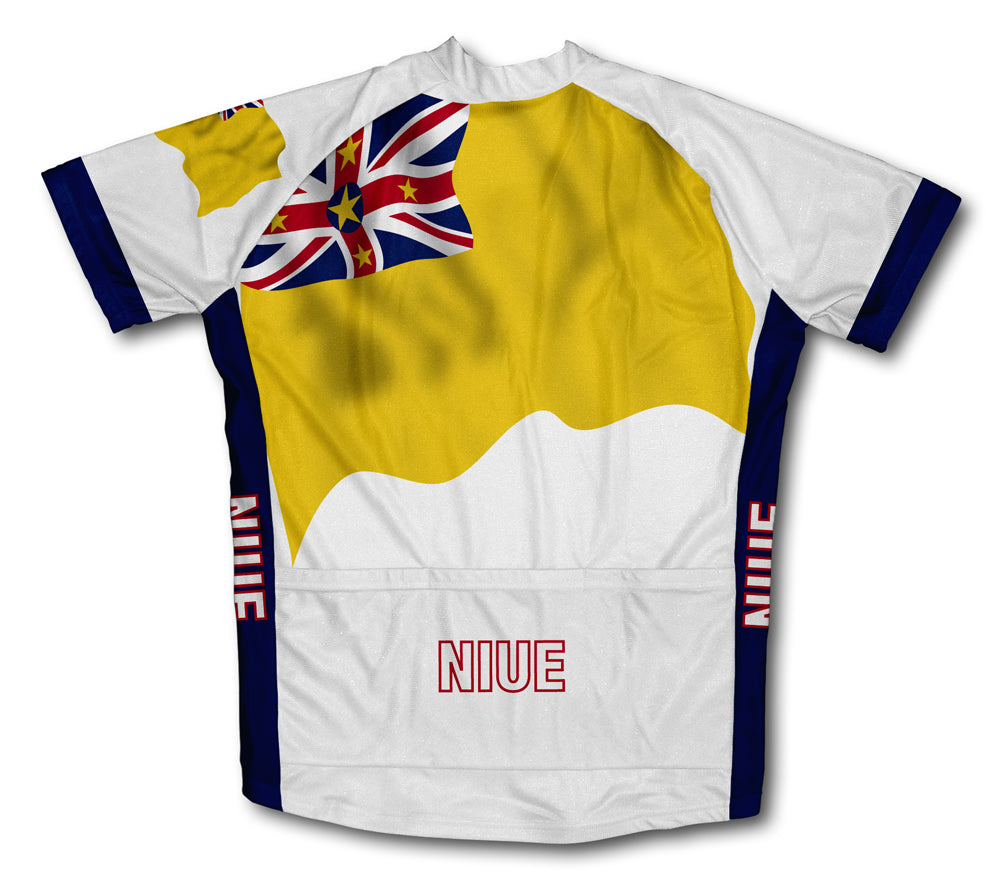 Niue Flag Cycling Jersey for Men and Women