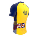 Niue  Full Zipper Bike Short Sleeve Cycling Jersey