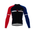 ScudoPro Pro Thermal Long Sleeve Cycling Jersey North Carolina USA state Icon landmark identity  | Men and Women