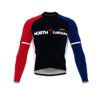 ScudoPro Pro Thermal Long Sleeve Cycling Jersey North Carolina USA state Icon landmark identity  | Men and Women