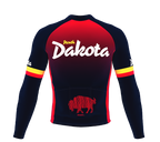ScudoPro Pro Thermal Long Sleeve Cycling Jersey North Dakota USA state Icon landmark identity  | Men and Women