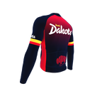 ScudoPro Pro Thermal Long Sleeve Cycling Jersey North Dakota USA state Icon landmark identity  | Men and Women