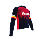 ScudoPro Pro Thermal Long Sleeve Cycling Jersey North Dakota USA state Icon landmark identity  | Men and Women