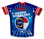 North Carolina Short Sleeve Cycling Jersey for Men and Women