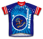 North Dakota Short Sleeve Cycling Jersey for Men and Women