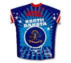 North Dakota Short Sleeve Cycling Jersey for Men and Women