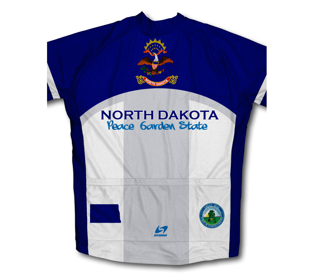 North Dakota Flag Winter Thermal Cycling Jersey