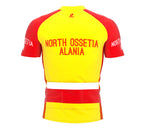 North Ossetia Alania  Full Zipper Bike Short Sleeve Cycling Jersey