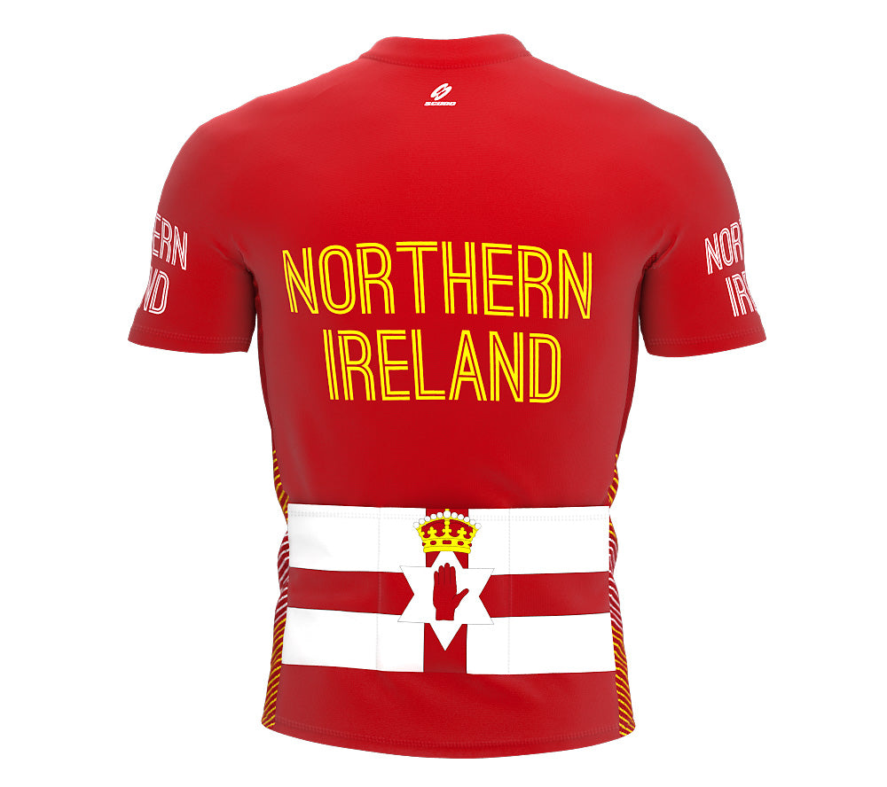 Northern Ireland Full Zipper Bike Short Sleeve Cycling Jersey