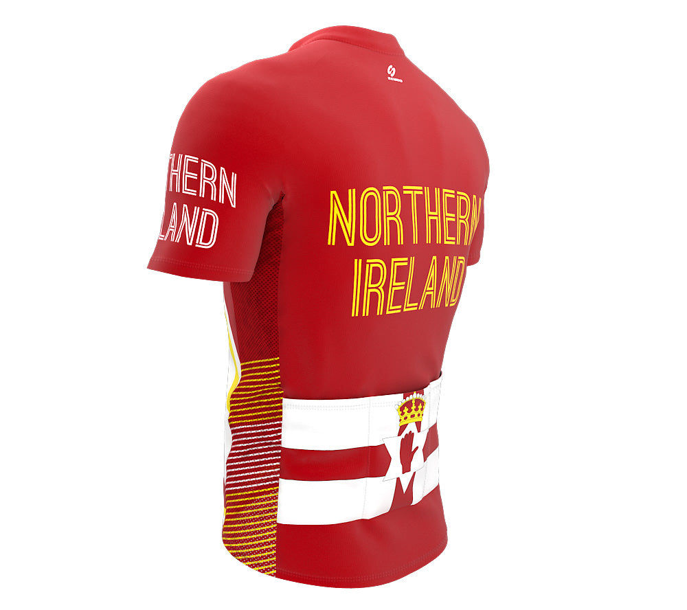 Northern Ireland Full Zipper Bike Short Sleeve Cycling Jersey