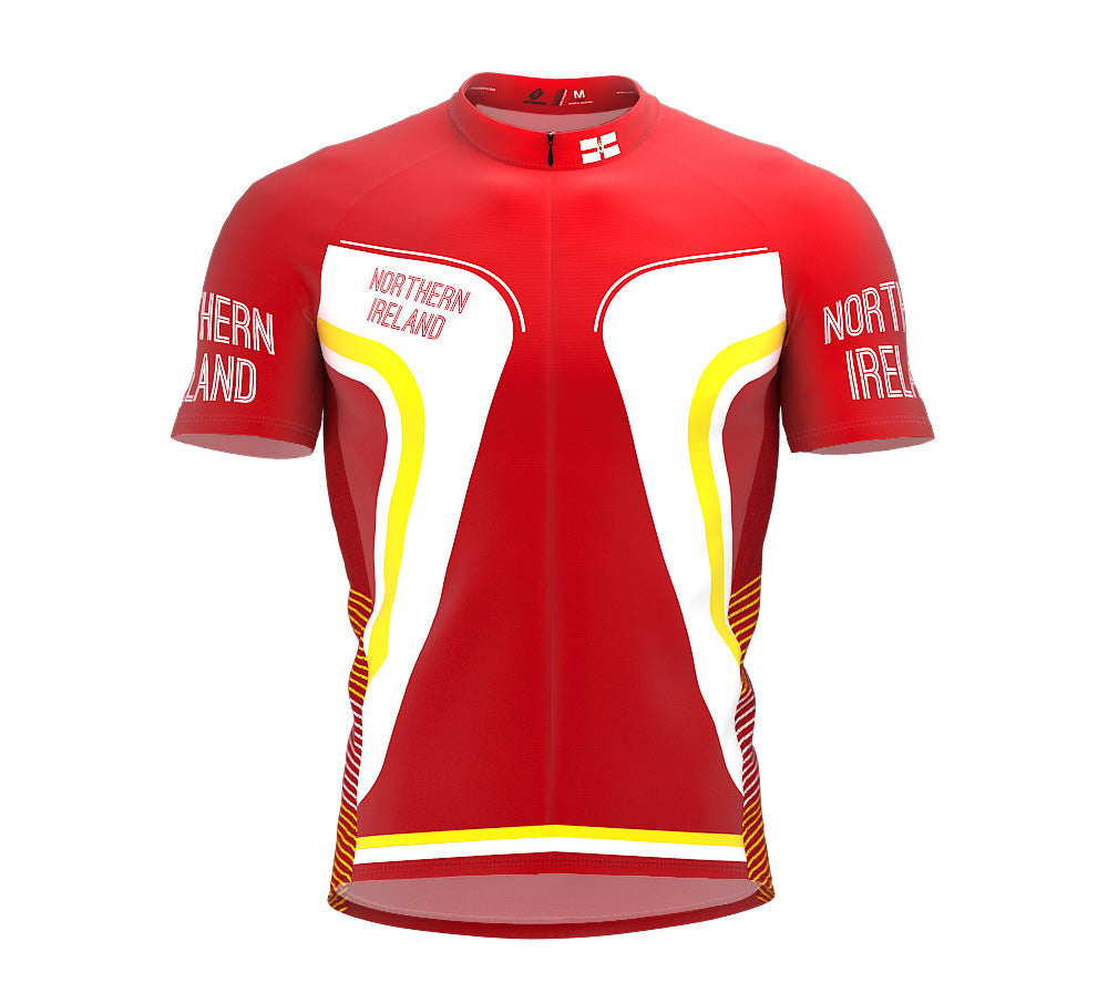 Northern Ireland Full Zipper Bike Short Sleeve Cycling Jersey