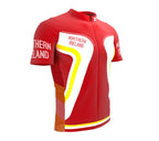 Northern Ireland Full Zipper Bike Short Sleeve Cycling Jersey