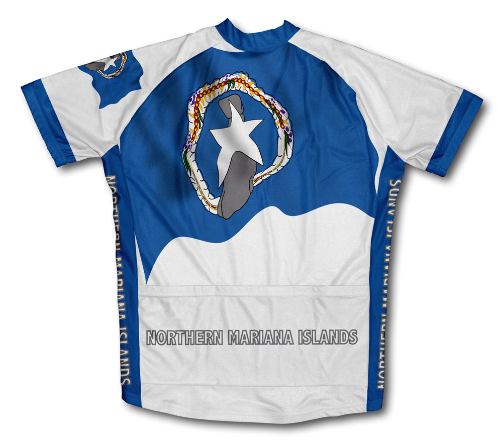 Northern Mariana Islands Flag Cycling Jersey for Men and Women