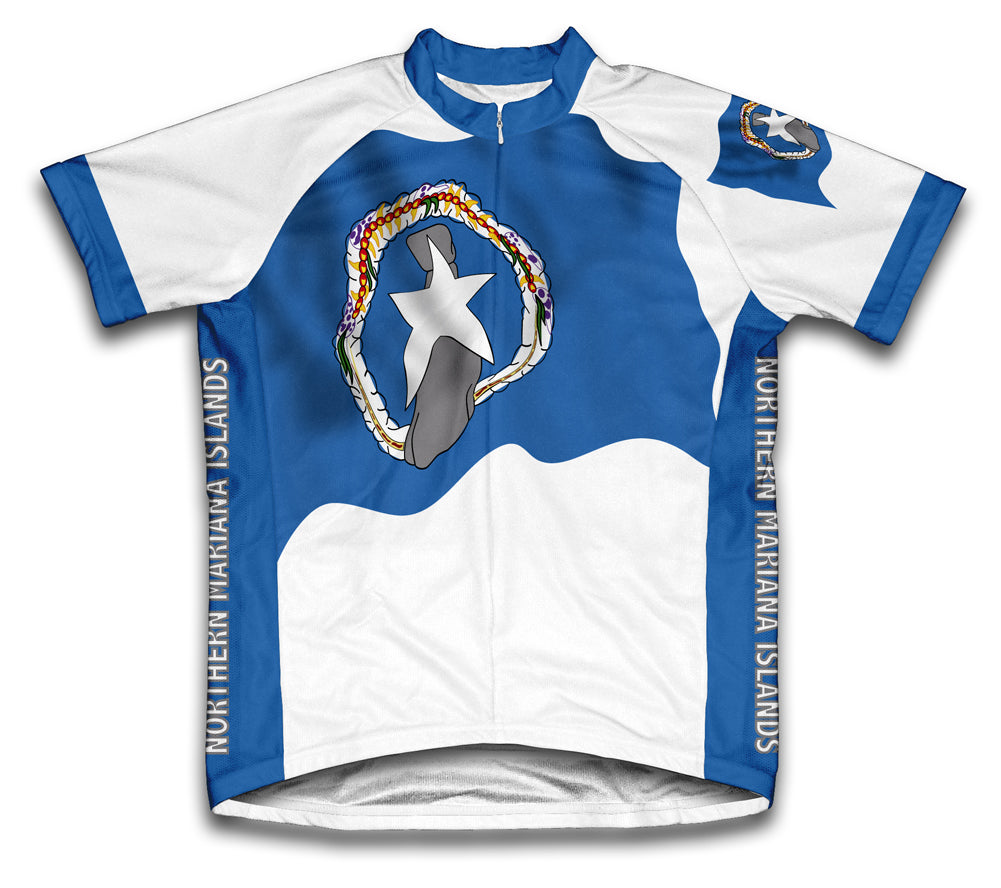 Northern Mariana Islands Flag Cycling Jersey for Men and Women