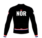 ScudoPro Pro Thermal Long Sleeve Cycling Jersey Country CODE Norway Black | Men and Women