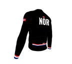 ScudoPro Pro Thermal Long Sleeve Cycling Jersey Country CODE Norway Black | Men and Women