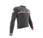 ScudoPro Pro Thermal Long Sleeve Cycling Jersey Country CODE Norway Gray | Men and Women