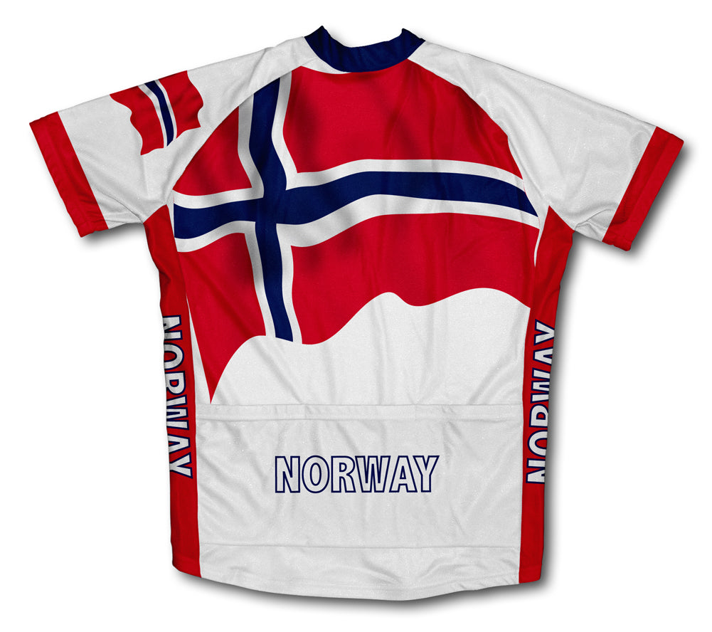 Norway Flag Cycling Jersey for Men and Women
